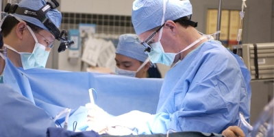 The Doctor's performing a surgery